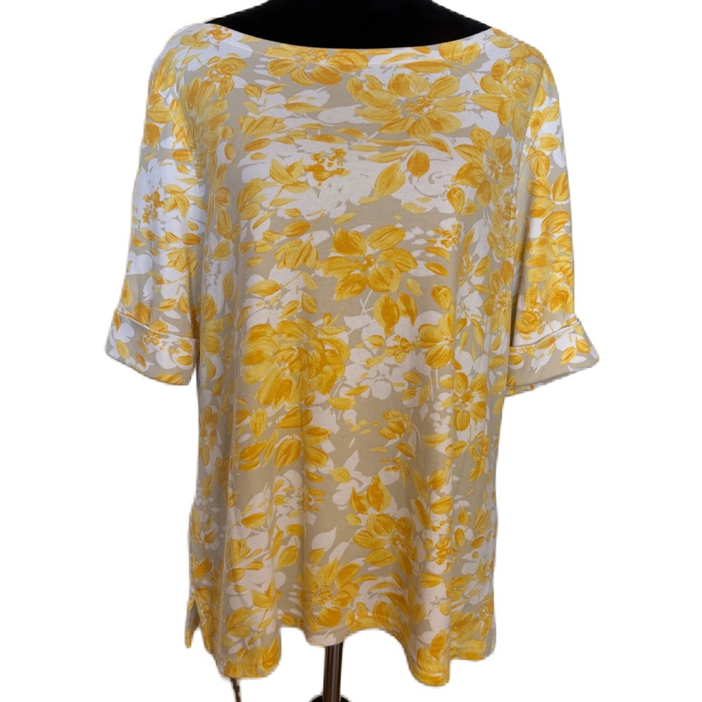 Karen Scott Sunlit Floral Tunic